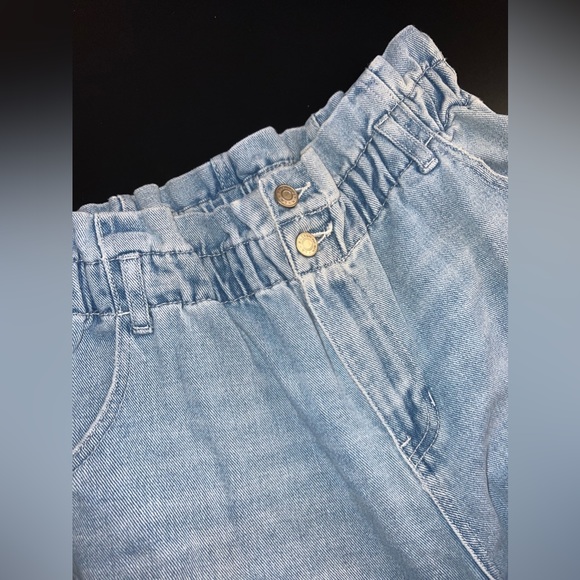 PacSun Light Blue Women’s Paperbag Style Mom Jeans Size 28 EUC - Picture 3 of 9